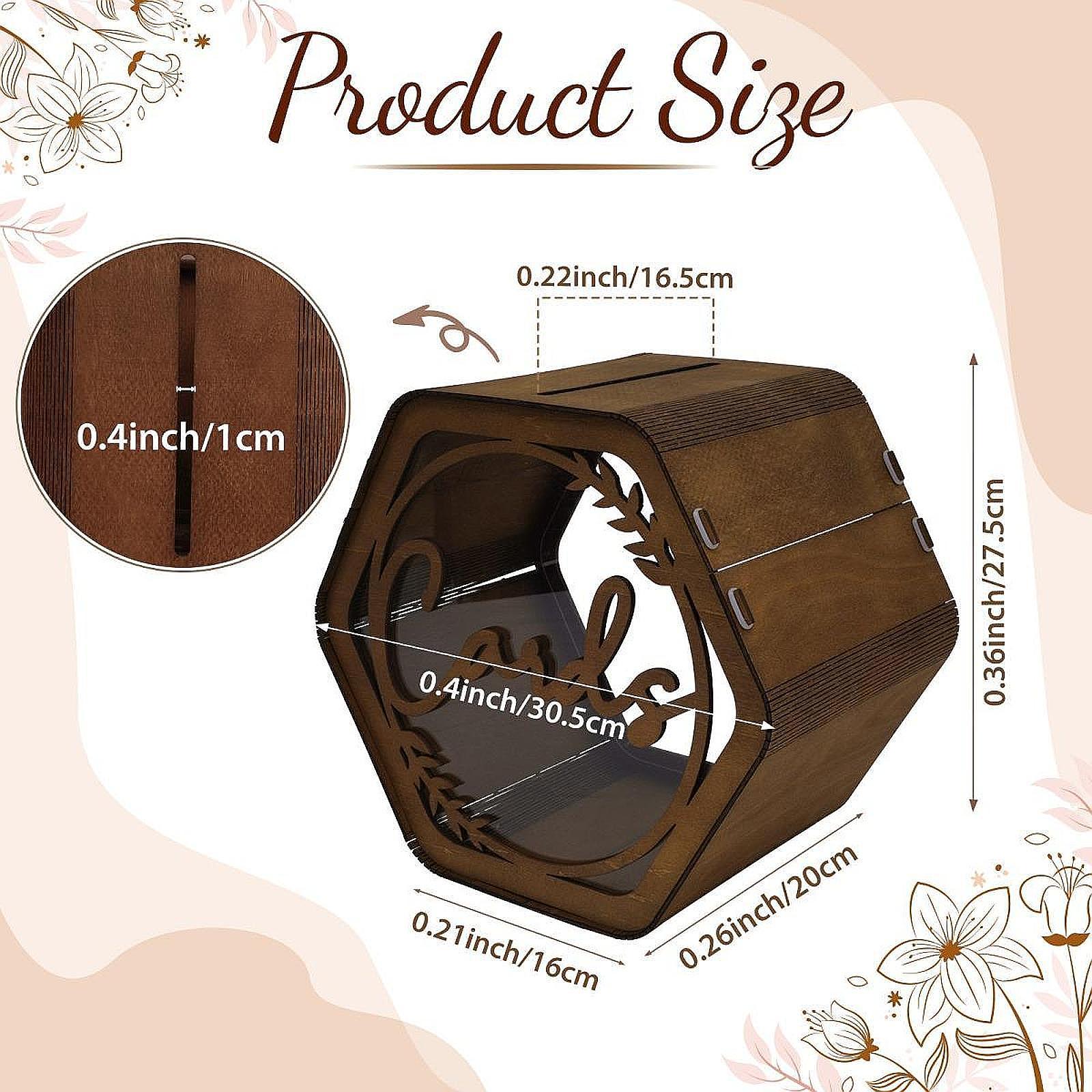 Wedding Card Box - Pudełko na kartki ślubne z otworem,