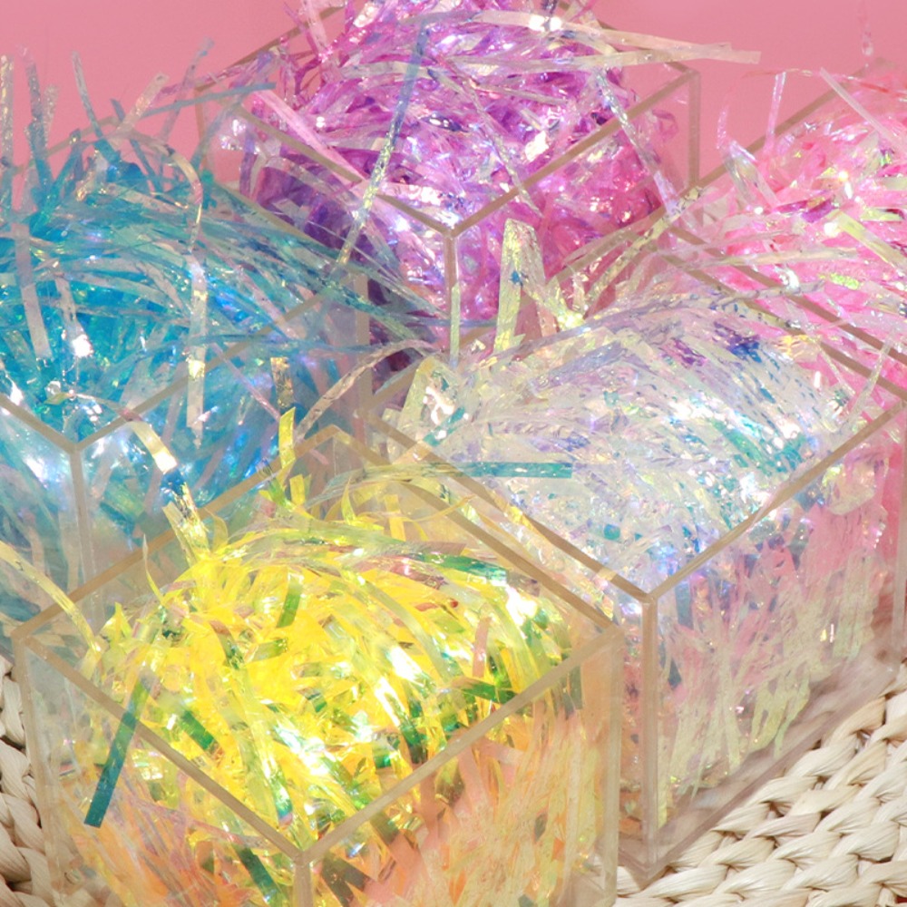Wedding Supply In Bulk - 50g Aurora Raffia Brokatowa Wypełniacz do