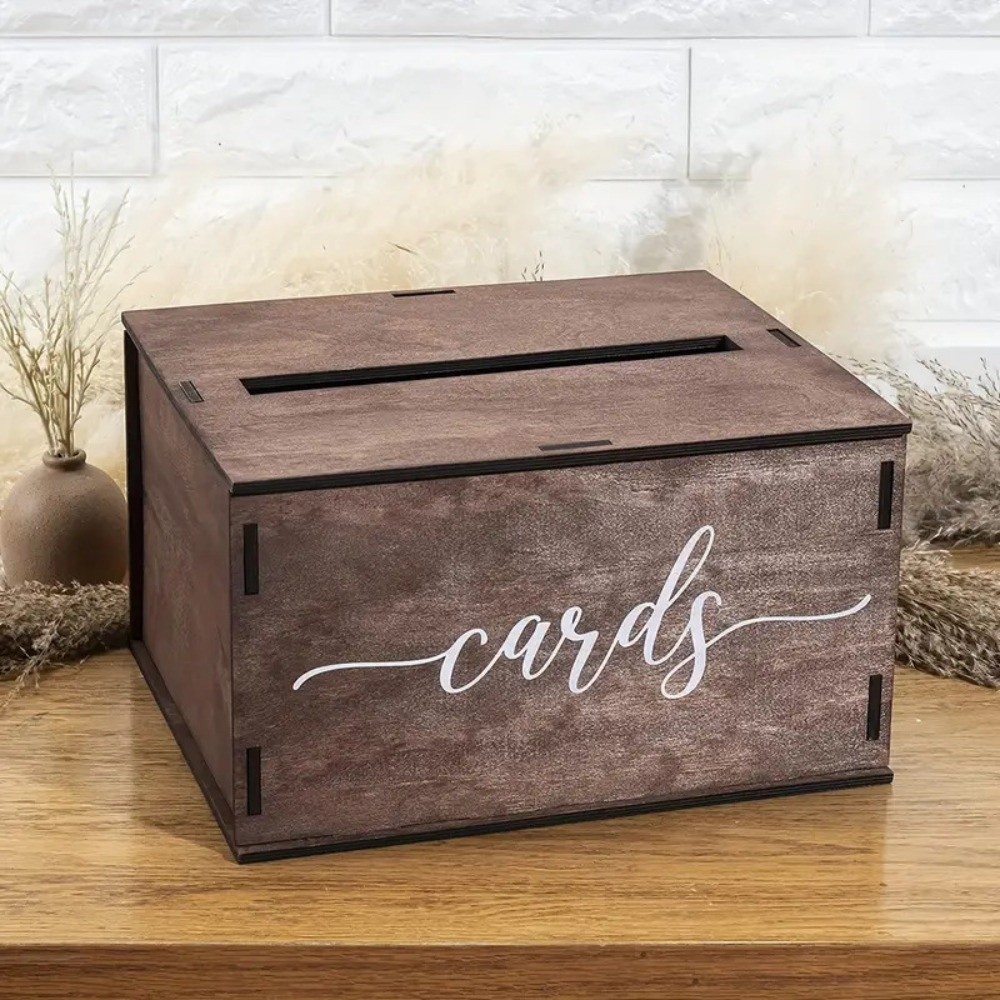 Nowe Drewniane Pudełko na Kart – Wedding Card Box recenzja i cena