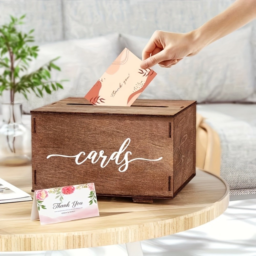 Nowe Drewniane Pudełko na Kart – Wedding Card Box recenzja i cena