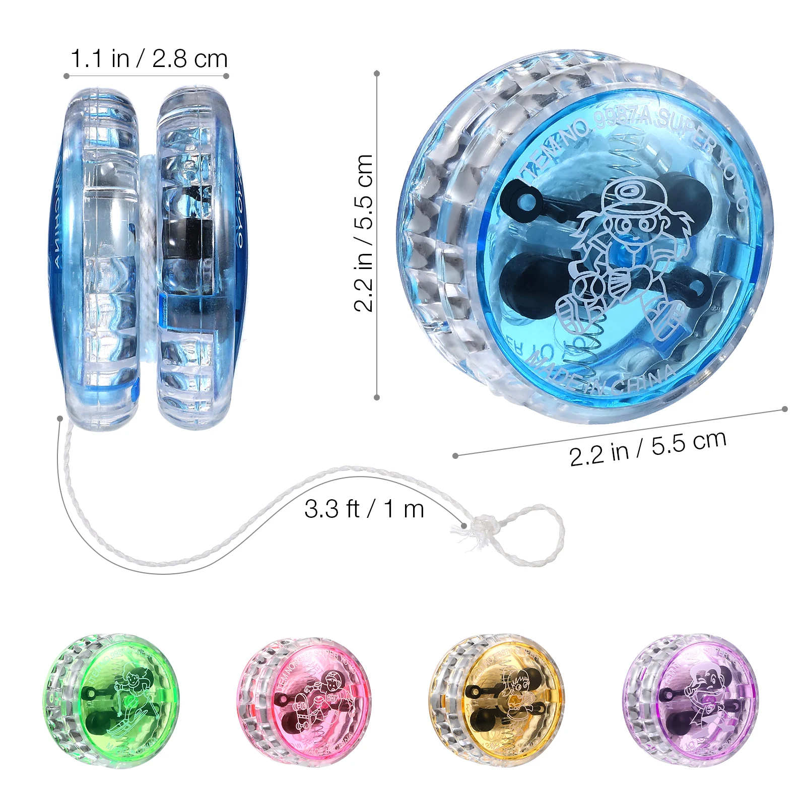 3/10 szt. LED Glow Fun Yo-Yo - – Wedding Supply List recenzja i cena