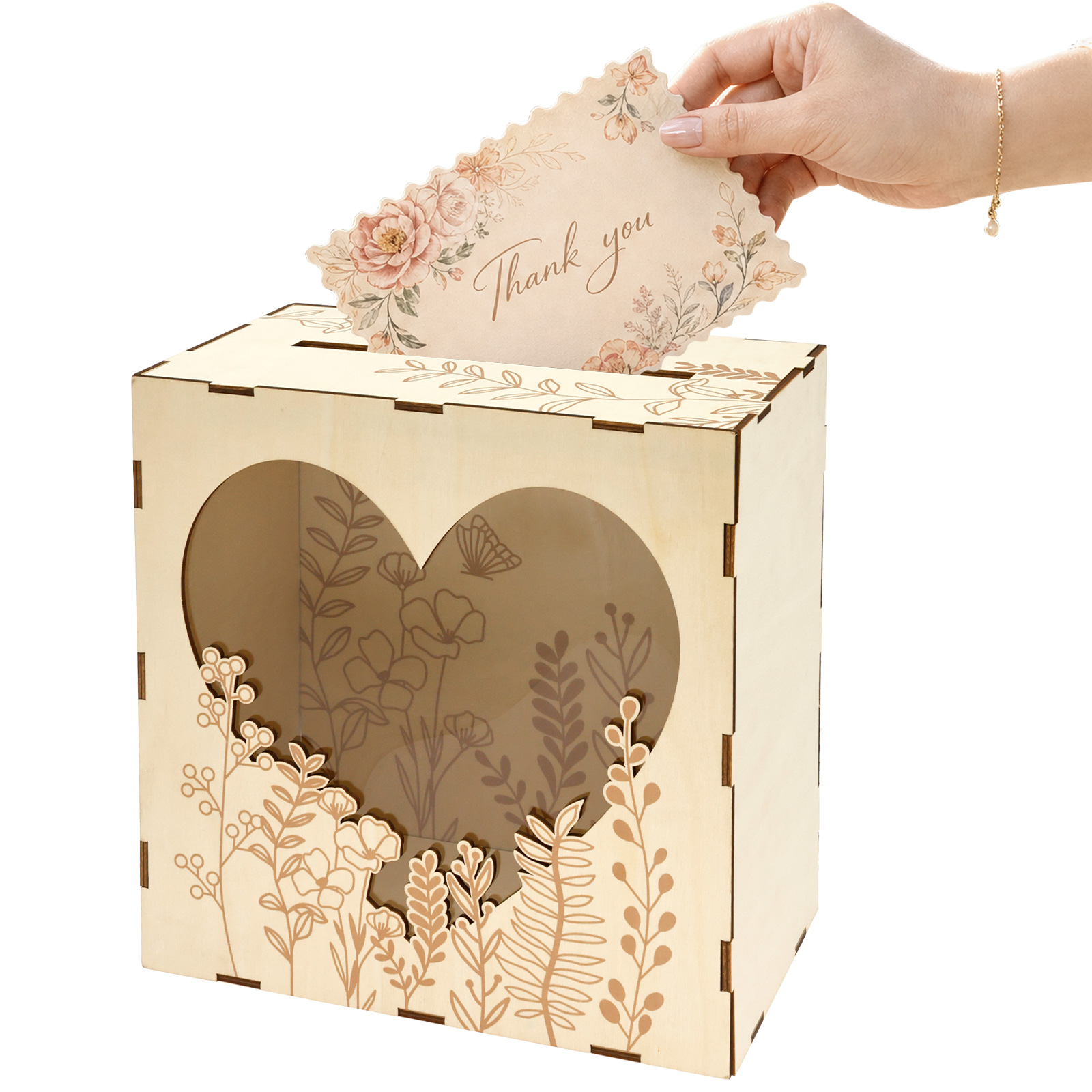 Drewniana skrzynka na kartki ś – Wedding Card Box recenzja i cena