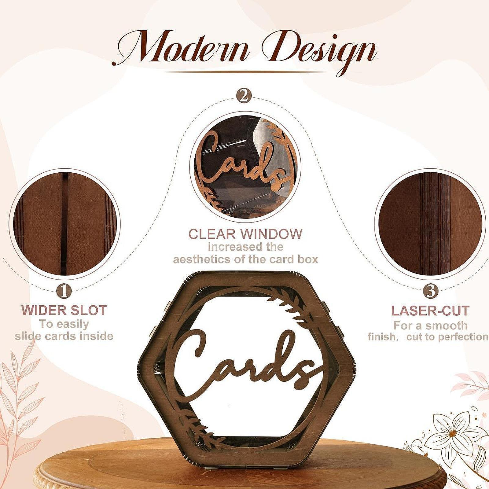 Pudełko na kartki ślubne, kope – Wedding Card Box recenzja i cena