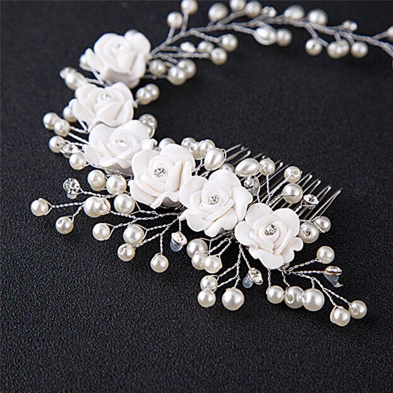 Wykonane włosy perłowe włosy w – Wedding Supply Store recenzja i cena