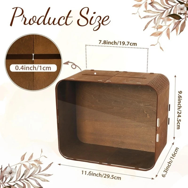 Drewniana skrzynka na kartki ś – Wedding Card Box recenzja i cena