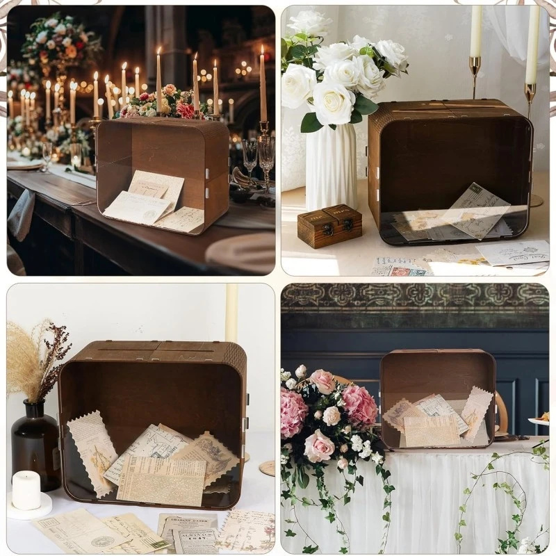 Drewniana skrzynka na kartki ś – Wedding Card Box recenzja i cena
