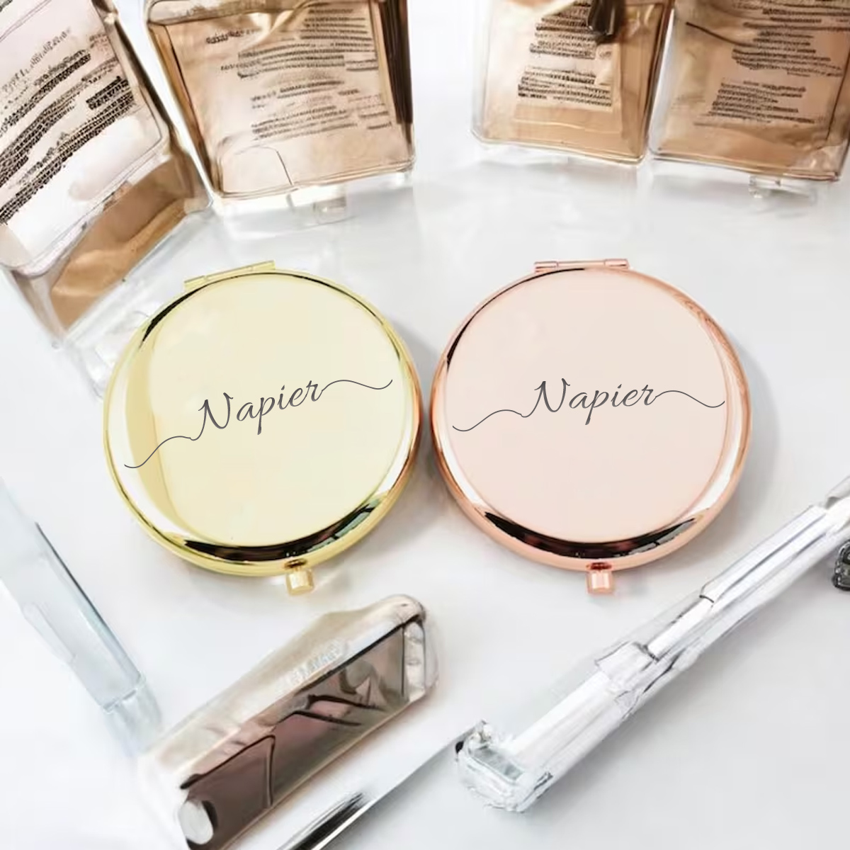 1 szt. Urocze lusterko kieszon – Wedding Supply List recenzja i cena