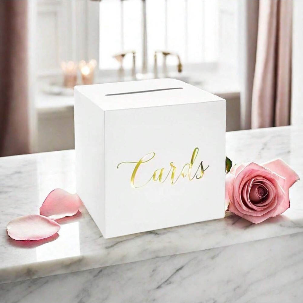 Kreatywne biało-czarne pudełko – Wedding Card Box recenzja i cena